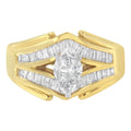 14KT Two-Toned Gold Diamond Cocktail Ring (1 cttw, H-I Color, SI1-SI2 Clarity)-0