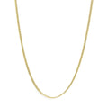Semi-Solid 14K Yellow Gold 4.5mm Miami Cuban Chain Necklace - Unisex Chain-0