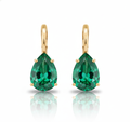 Eclisse Pear Emerald Earrings-0