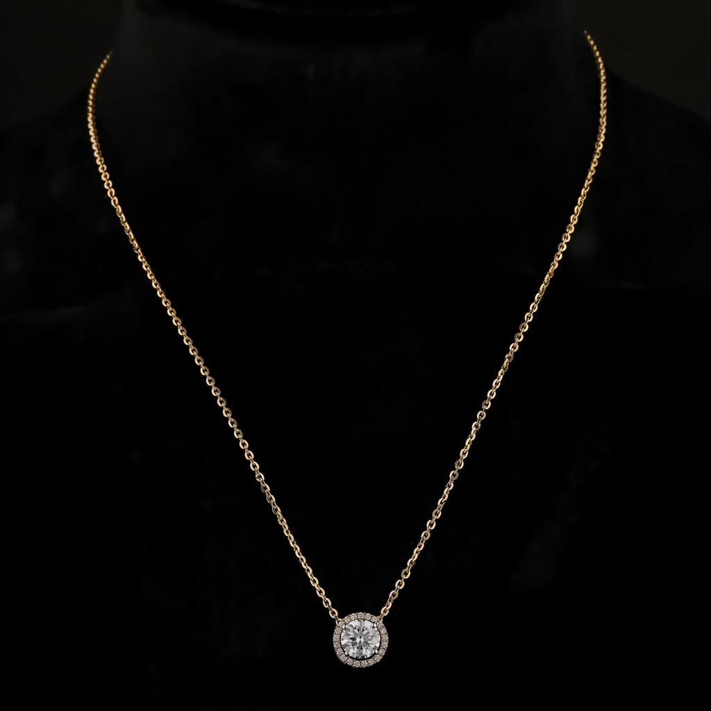 Christine Halo Necklace-3