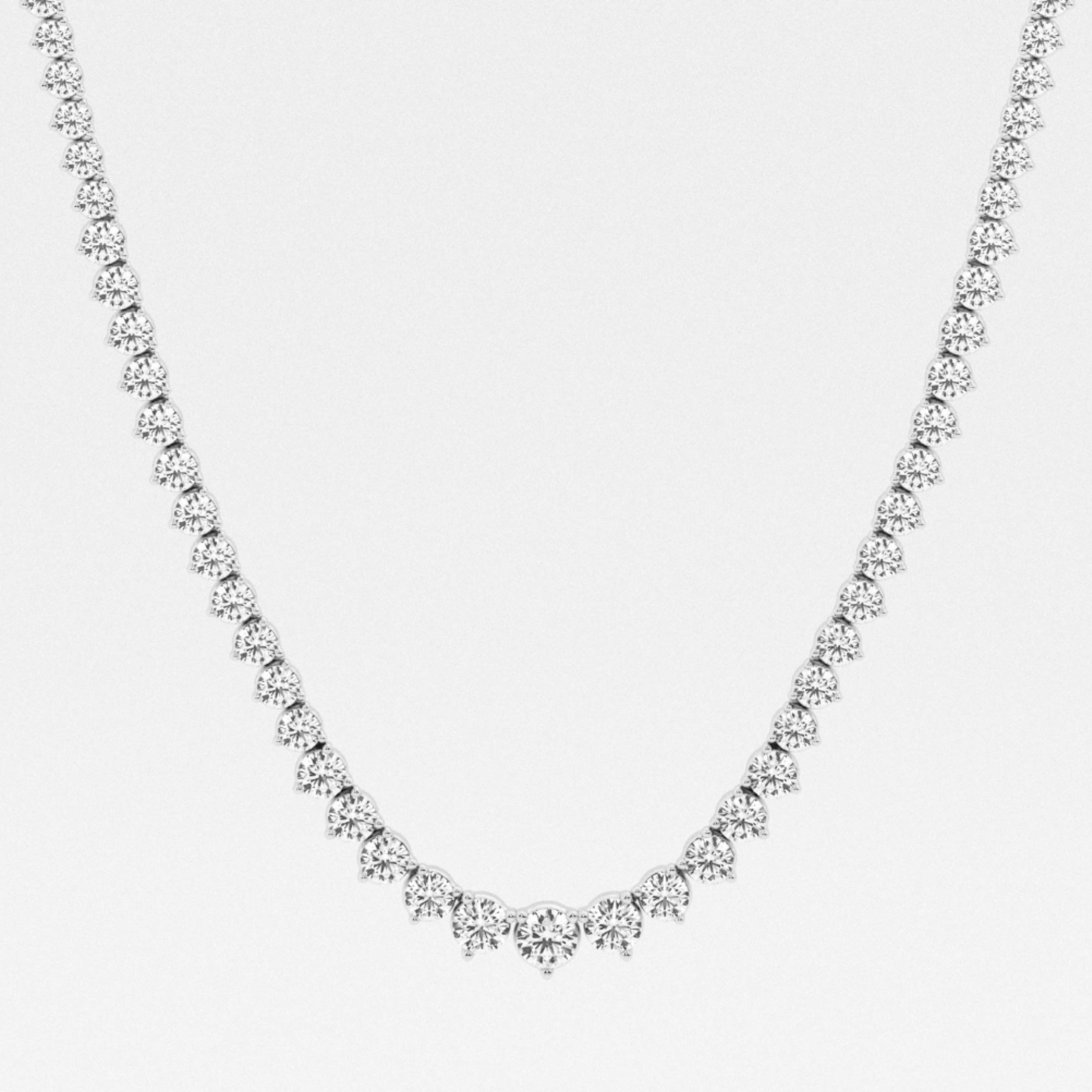 Graduated Riviera Necklace 10CTW-0