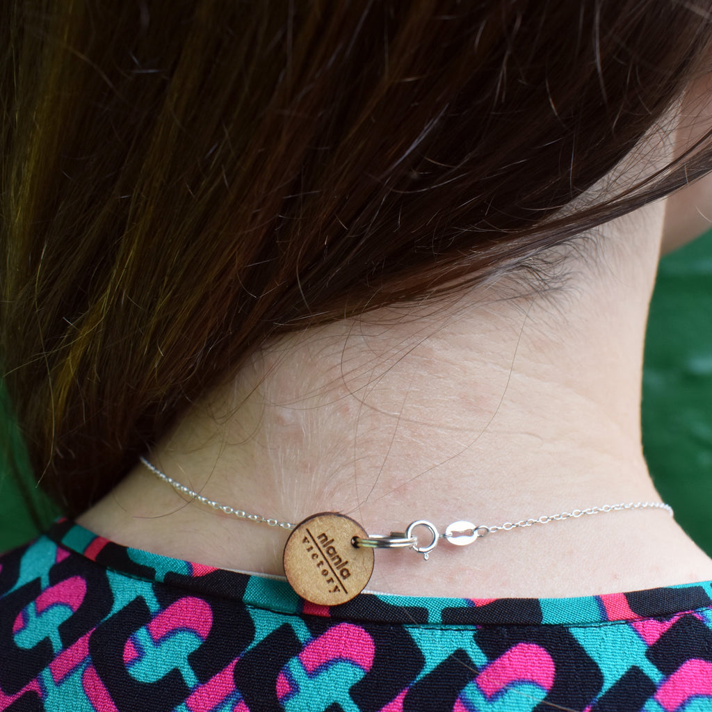 Silver Freshwater Pearl 925 Sterling Silver Necklace | by nlanlaVictory