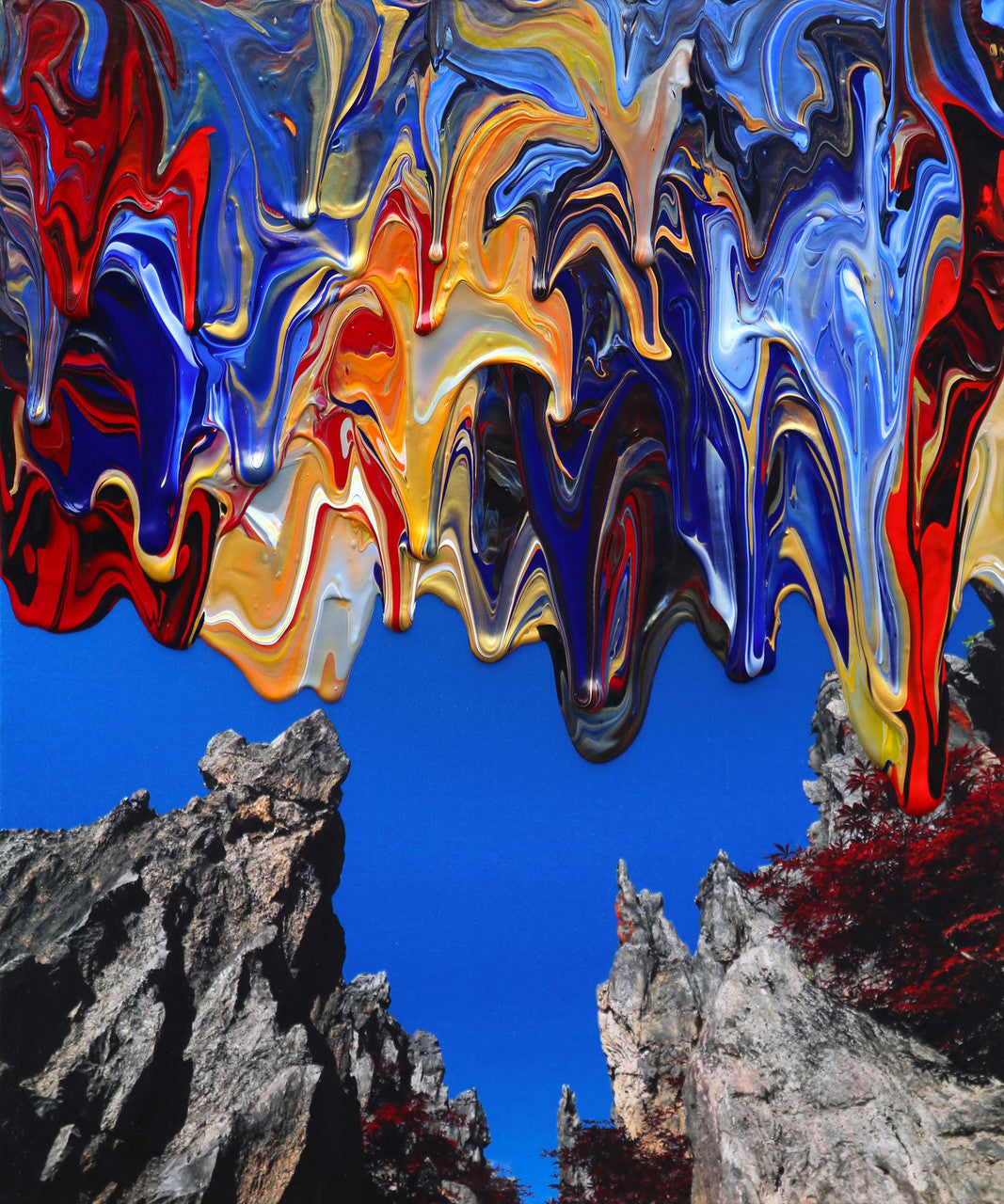 Antonio Wehrli Gravity Paint Drip Bracelet: Art into Jewelry-18K Gold