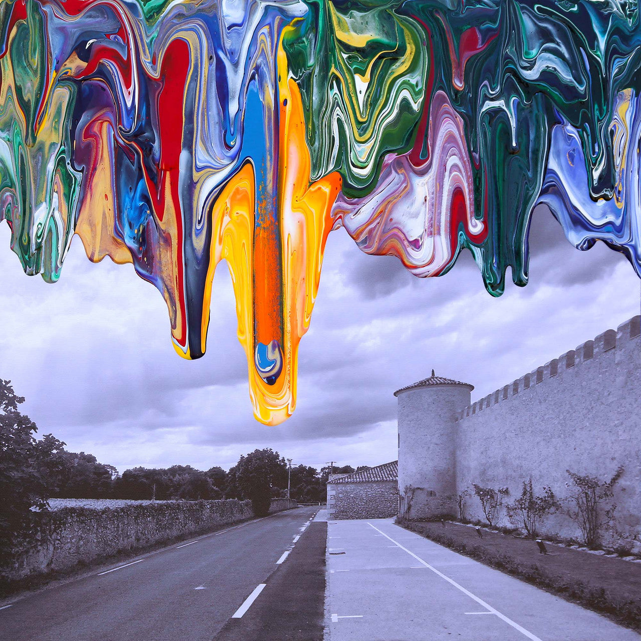 Antonio Wehrli Gravity Paint Drip Ring: Art into Jewelry-18K Gold