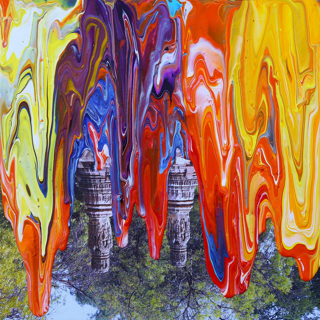 Antonio Wehrli Gravity Paint Drip Ring: Art into Jewelry-18K Gold