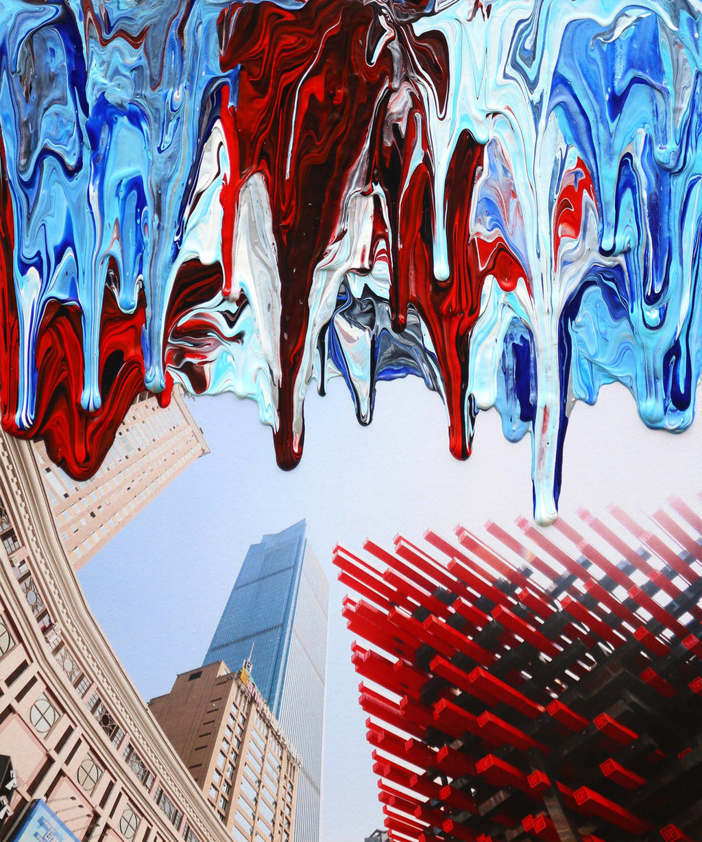 Antonio Wehrli Gravity Paint Drip Ring: Art into Jewelry-18K Gold