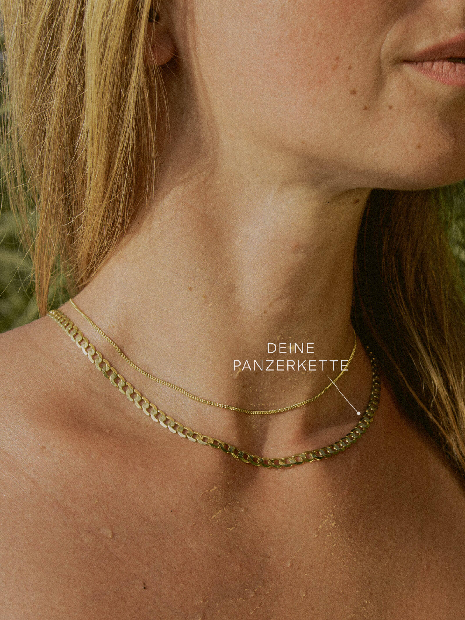 Panzerkette TIMELESS Monumental 8k Gold