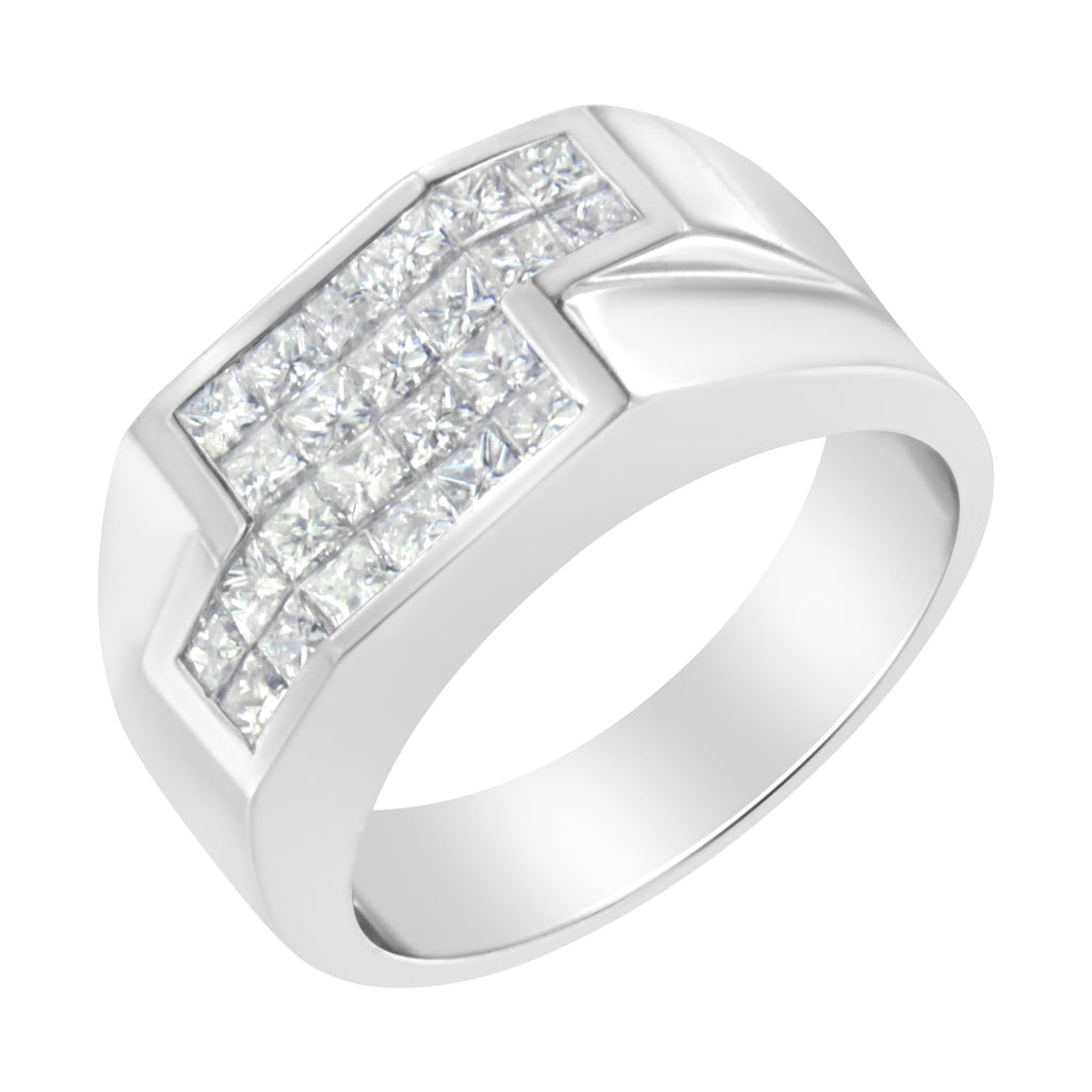 14KT White Gold Diamond Cluster Ring (1 3/4 cttw, G-H Color, VS2-SI1 Clarity)-2