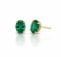 Solstice Emerald Studs-0