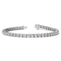 6.5 CTW Lab Grown Diamond Tennis Bracelet in 14kt White/Yellow Gold (G/VS) AGI Certified-4
