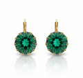 Lumine Emerald Hoops-0