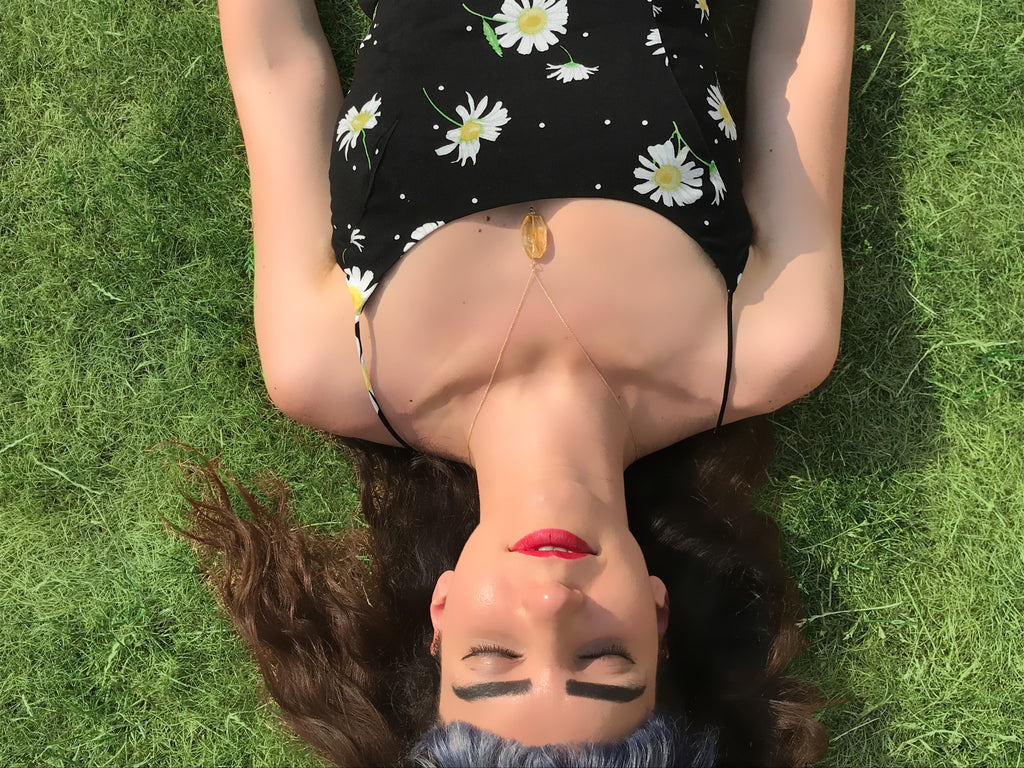 Limited Edition Amber 9k yellow gold necklace | by nlanlaVictory