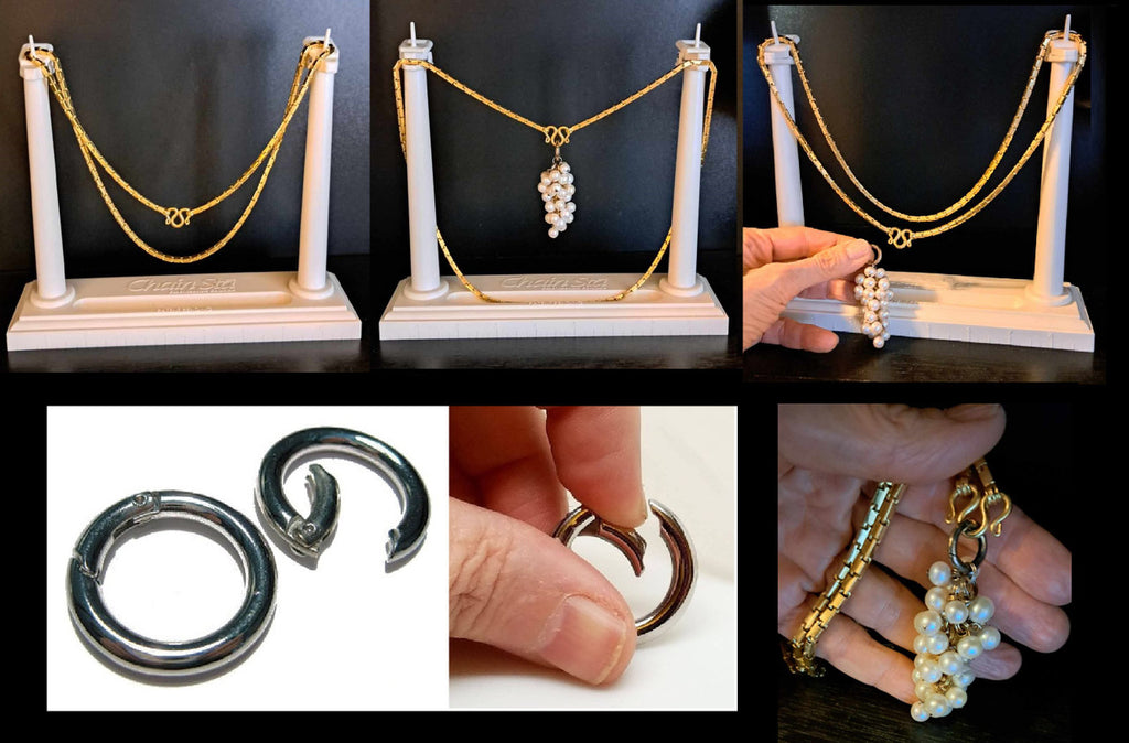 Stunning Baht Chain Necklace from Thailand- 24K Gold, 27" long- Unisex