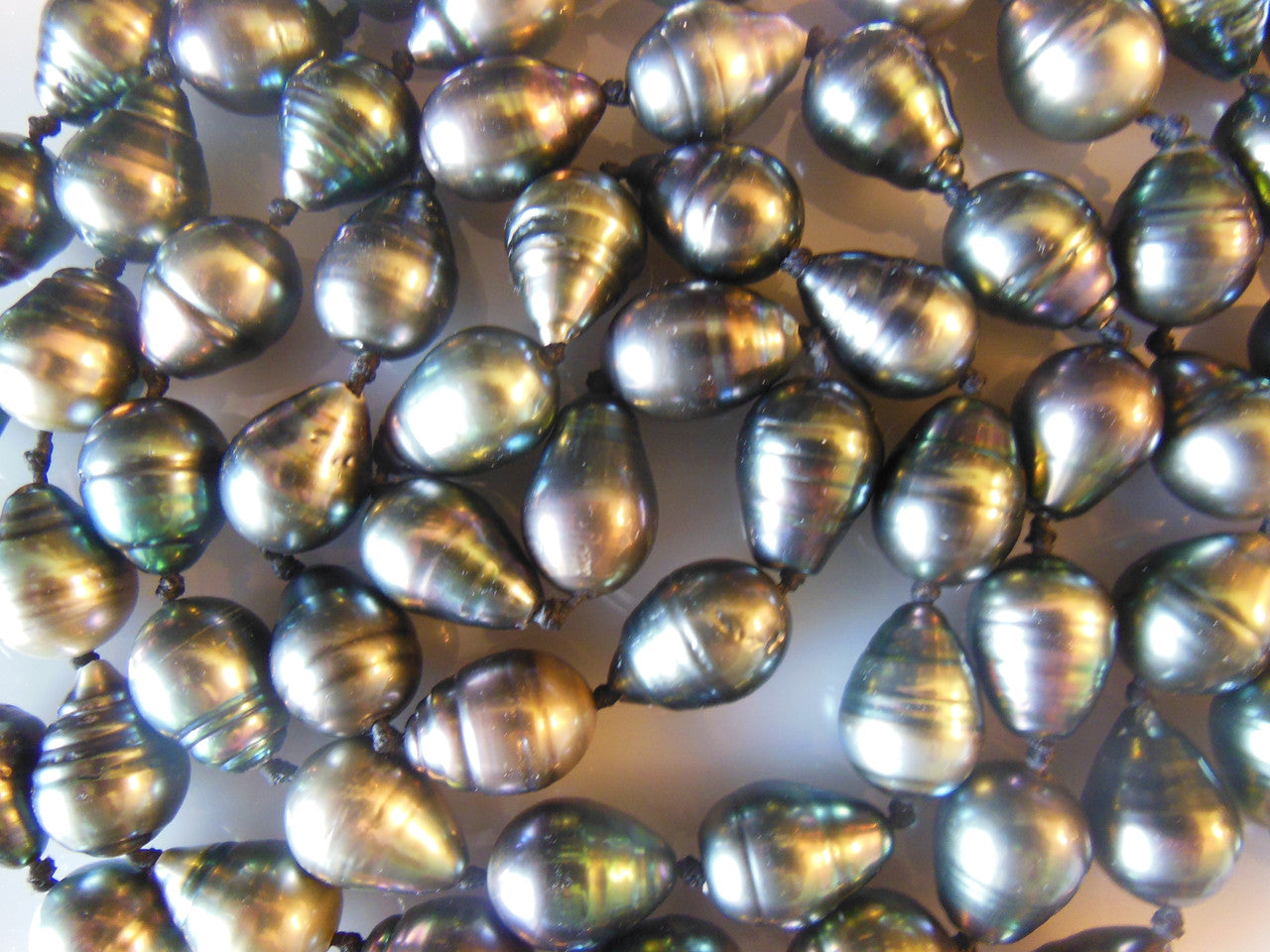 Tahitian Baroque Pearl Mega Set: Interchangeable Necklace/Bracelet, Earrings/Pendant