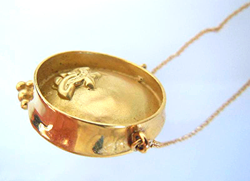 Bowl of Overflowing Diamonds Necklace or Pearl Enhancer-large-18K gold