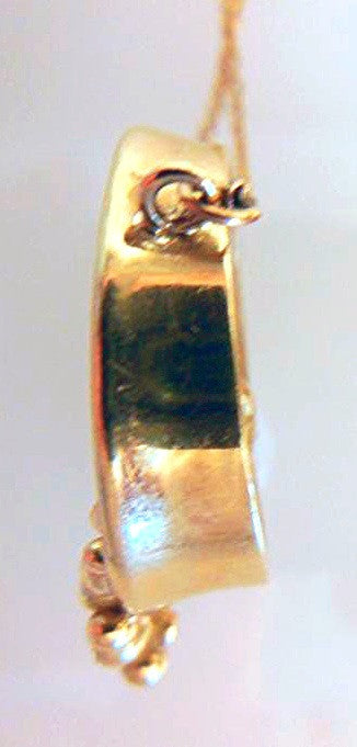 Bowl of Diamonds Necklace or pearl enhancer-large-14K gold