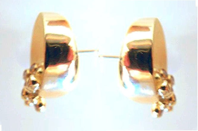 Bowl of Overflowing Diamonds-Earrings-18K gold