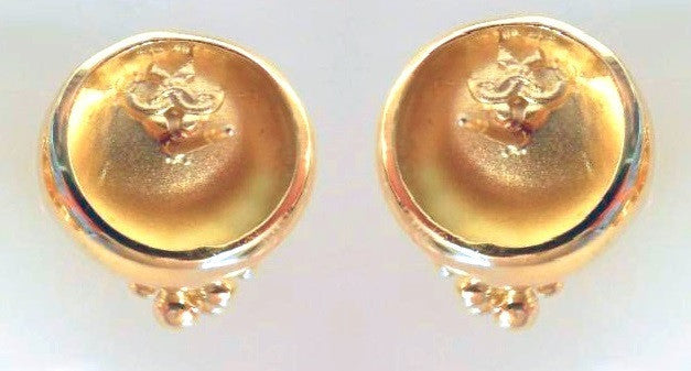 Bowl of Overflowing Diamonds-Earrings-18K gold