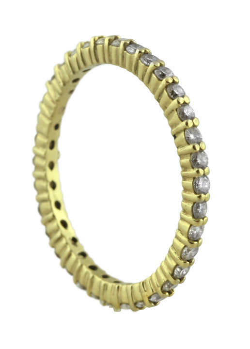 Stacking Rings-Eternity-White diamonds-18K