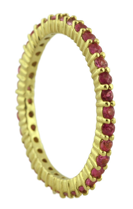 Stacking Rings-Eternity-Black diamonds-18K