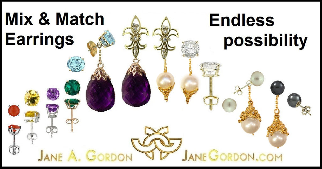 Dot Cap Pearl Drop Earrings- 18K Gold