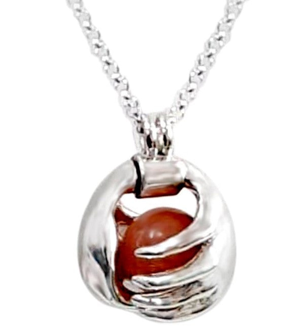 Leona's Healing Hands, Locket for Crystals or Essential Oils, 14K Gold