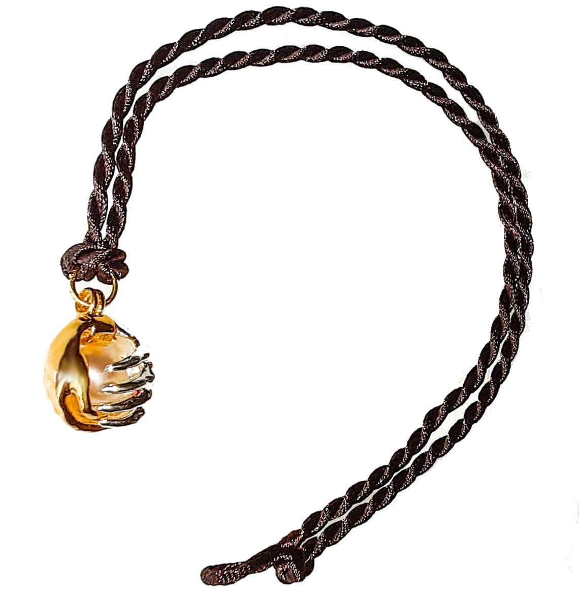 Leona's Healing Hands, Locket for Crystals or Essential Oils, 18K Gold