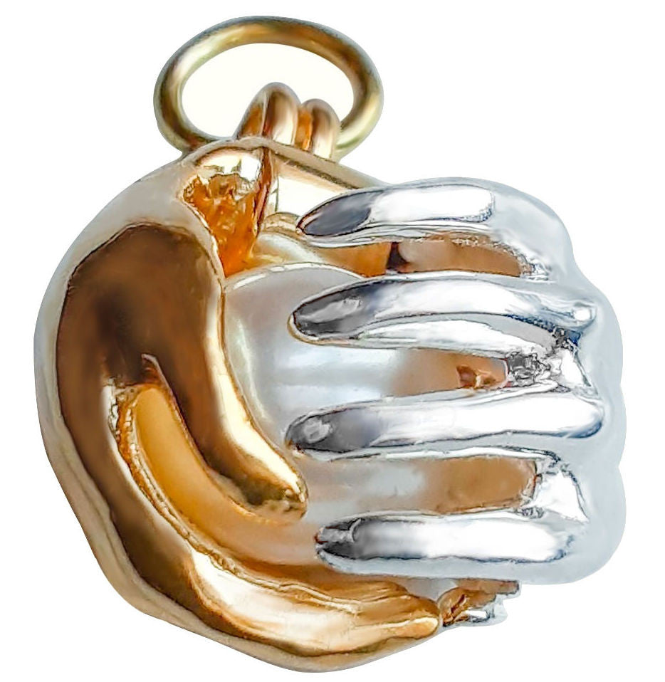 Leona's Healing Hands, Locket for Crystals or Essential Oils, 18K Gold