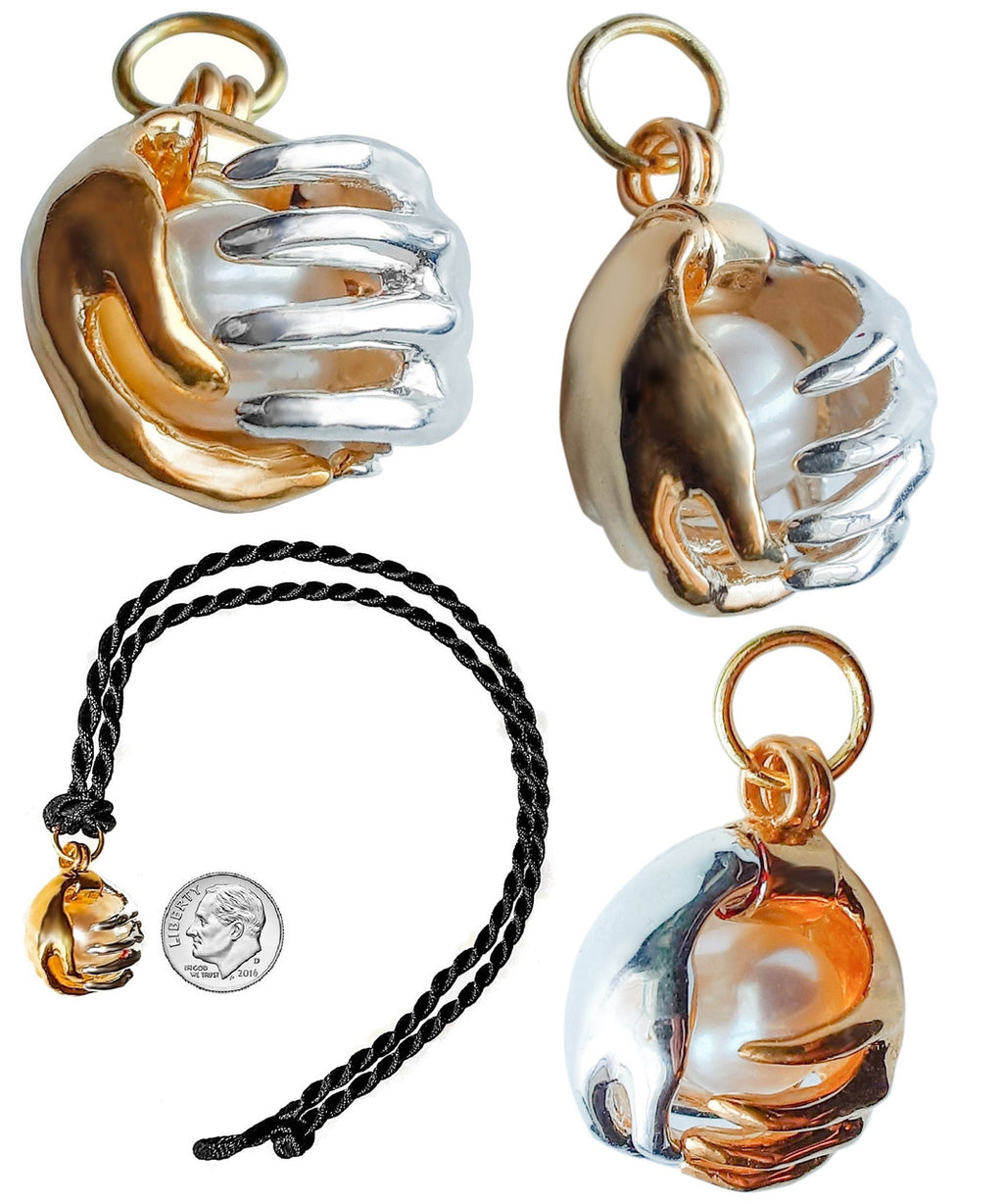 Leona's Healing Hands, Locket for Crystals or Essential Oils, 10K Gold