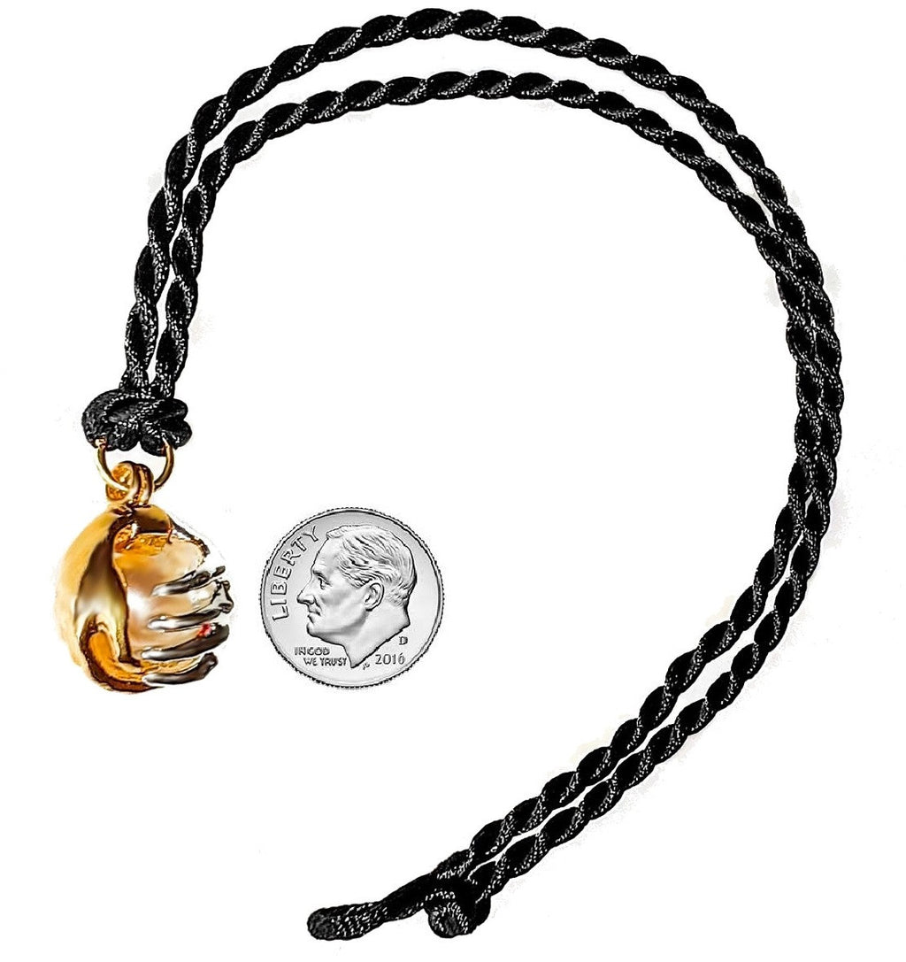 Leona's Healing Hands, Locket for Crystals or Essential Oils, 18K Gold