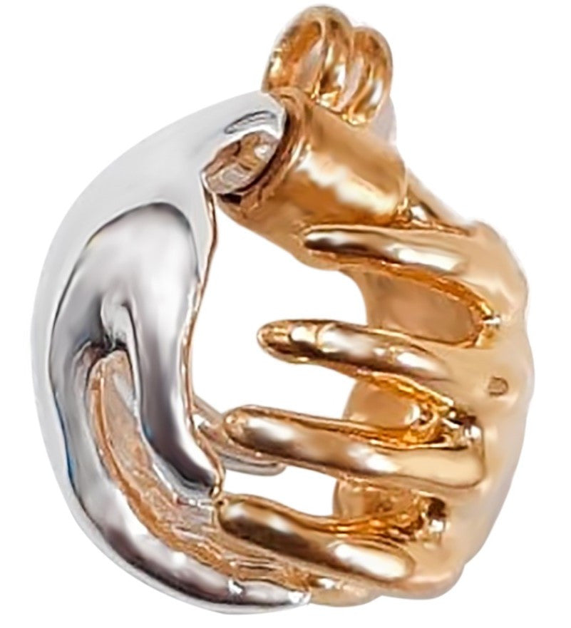 Leona's Healing Hands, Locket for Crystals or Essential Oils, 18K Gold