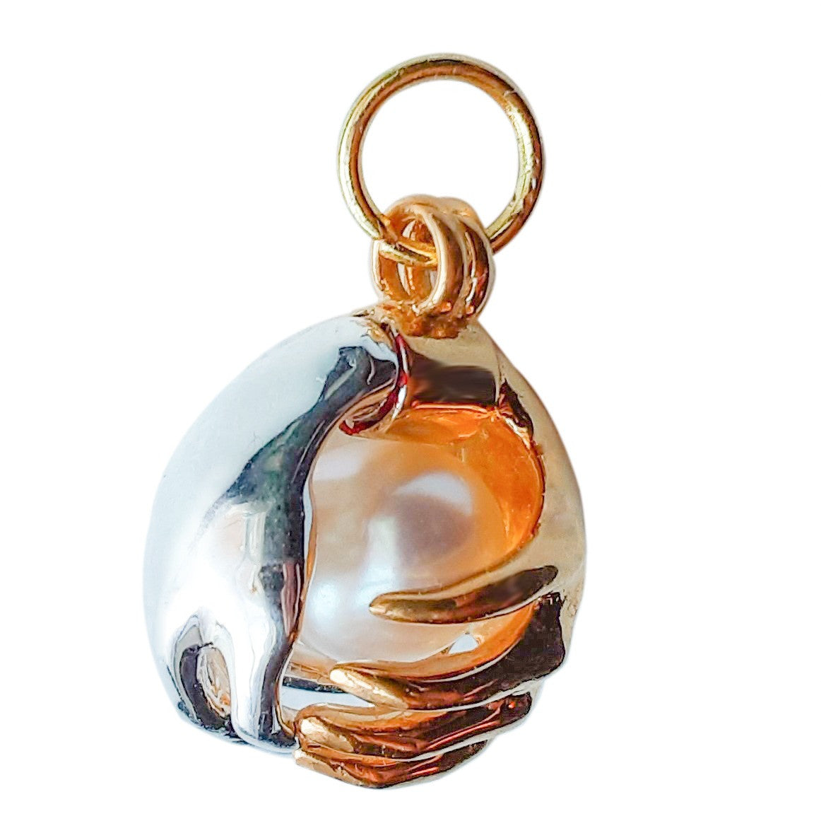 Leona's Healing Hands, Locket for Crystals or Essential Oils, 10K Gold