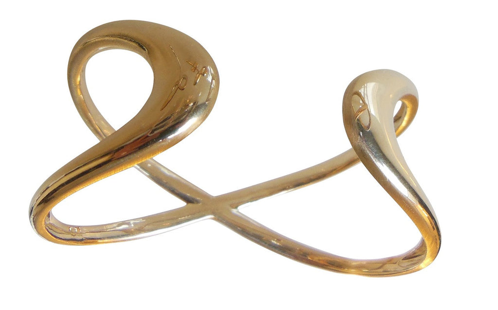 Infinity Cuff Bracelet- 18K gold. Celebrate the Infinite of Everything!