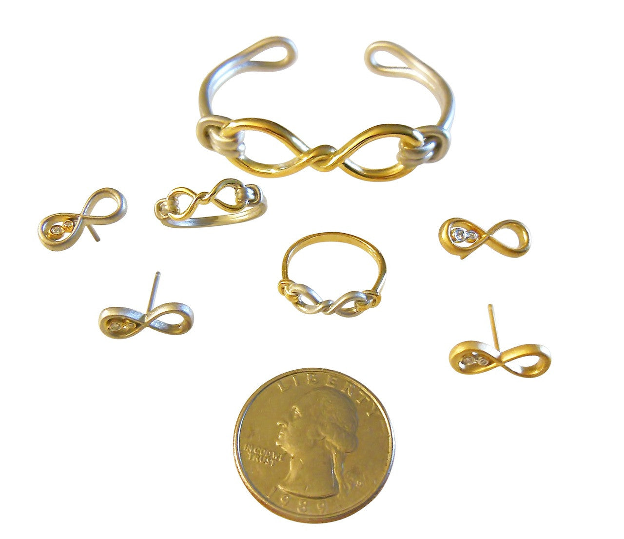 Infinity Knot Cuff Bracelet- 14K Gold. Wrap Yourself in Infinite Possibility