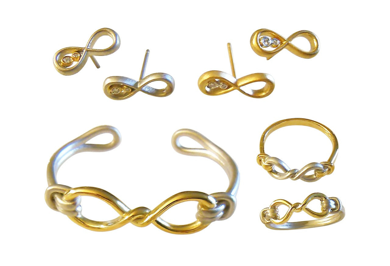 Infinity Knot Cuff Bracelet- 14K Gold. Wrap Yourself in Infinite Possibility