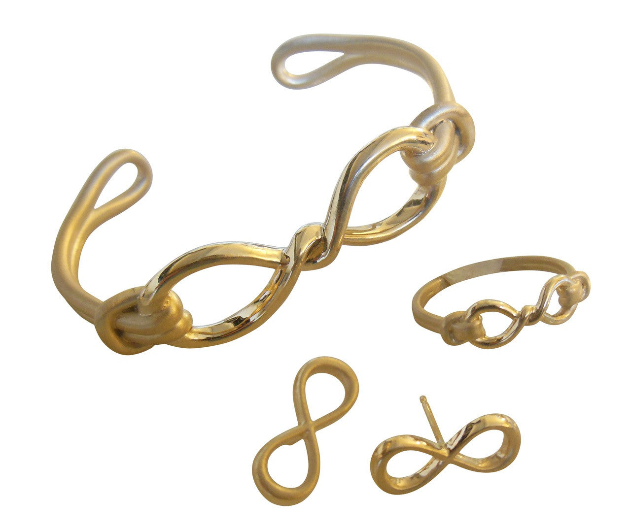 Infinity Knot Cuff Bracelet- 14K Gold. Wrap Yourself in Infinite Possibility