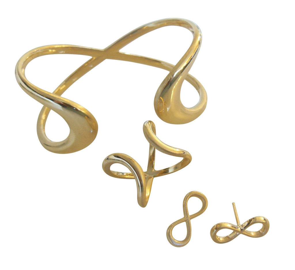 Infinity Cuff Bracelet- 14K gold. Celebrate Life's Infinite Possibilities!