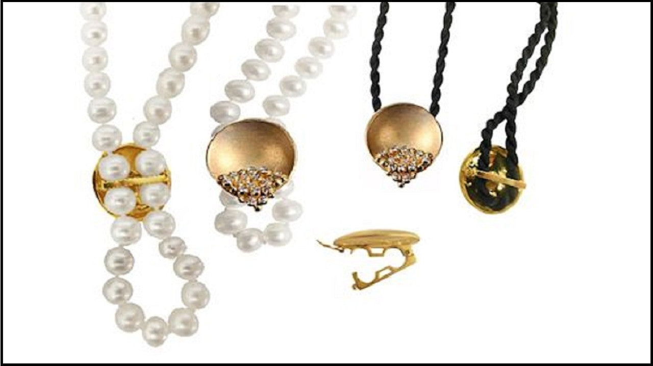 Bowl of Overflowing Diamonds Necklace or Pearl Enhancer-large-18K gold