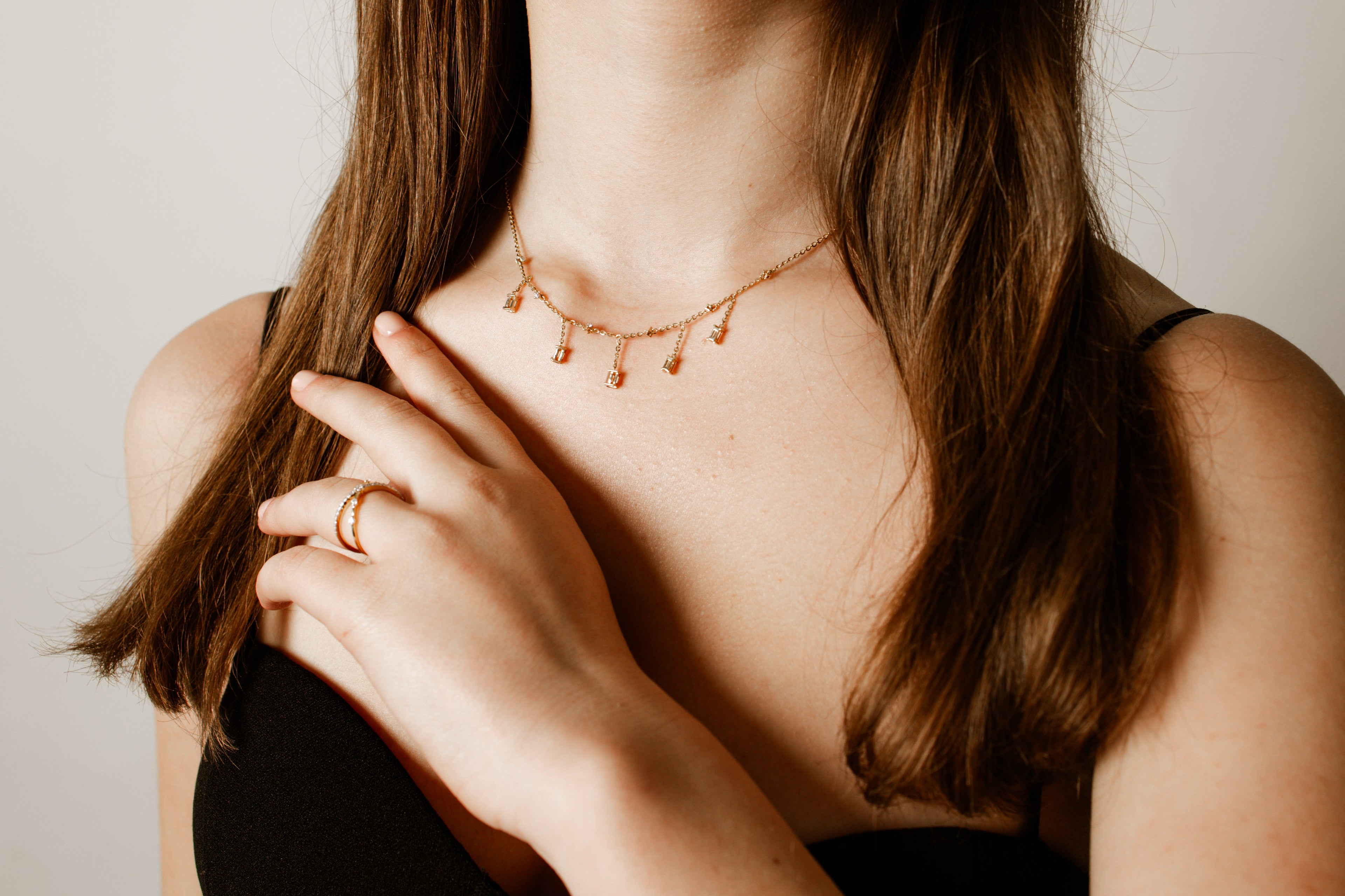 Rangani Flying Baguette Necklace-1