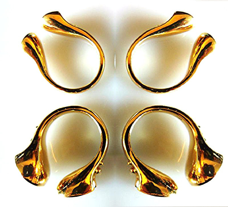 Equestrian "Lucky You" Horseshoe Ring- 14K Gold with Diamonds- Large Version