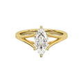 2.00 Carat Marquise Cut Diamond 14K Solid Gold Solitaire Engagement Ring