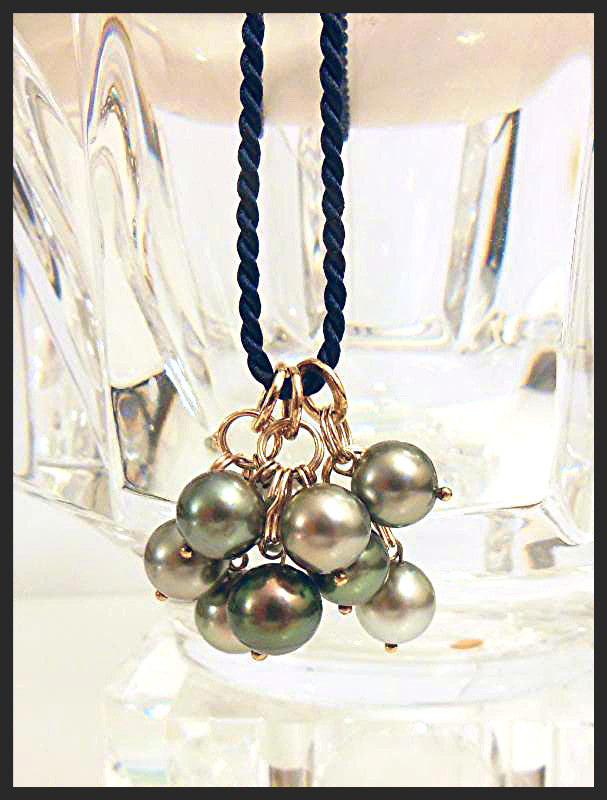 Tahitian Pearl Mega Set-Round-Multi Color-Interchangeable Necklace/Bracelet, Earrings/Pendant