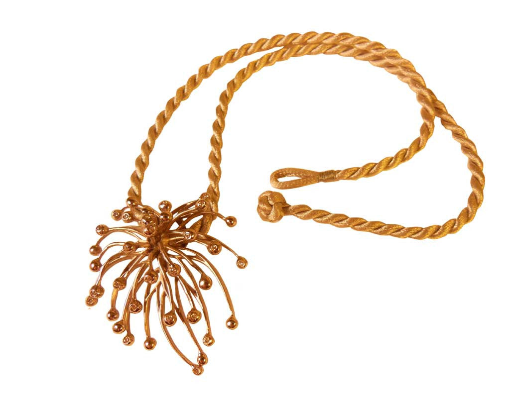 Superstar Necklace. Fireworks Pendant-Diamonds in 18K Gold: Life is a Celebration!