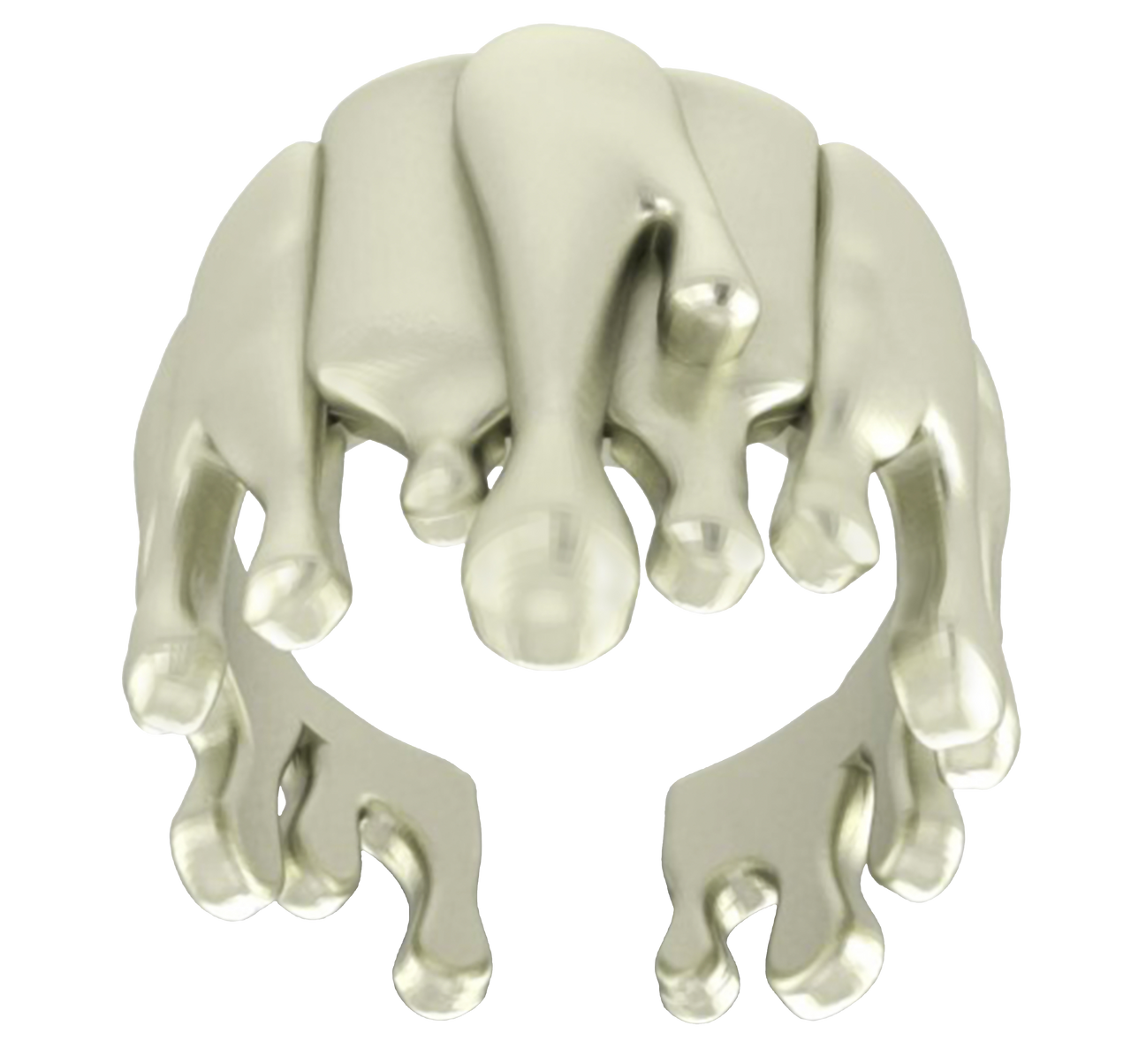 Antonio Wehrli Gravity Paint Drip Ring: Art into Jewelry-18K Gold