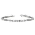 12.00 CTW Lab Grown Diamond Tennis Bracelet | G/VS AGI Certified | 14kt White or Yellow Gold-1