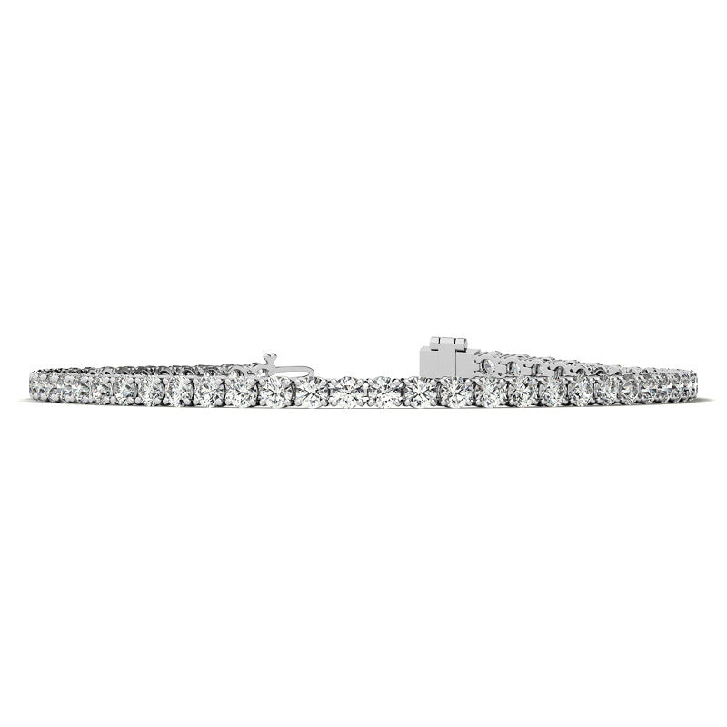 6.00 CTW AGI Certified Lab-Grown Diamond Tennis Bracelet in 14K Yellow or White Gold | G/VS Clarity-4