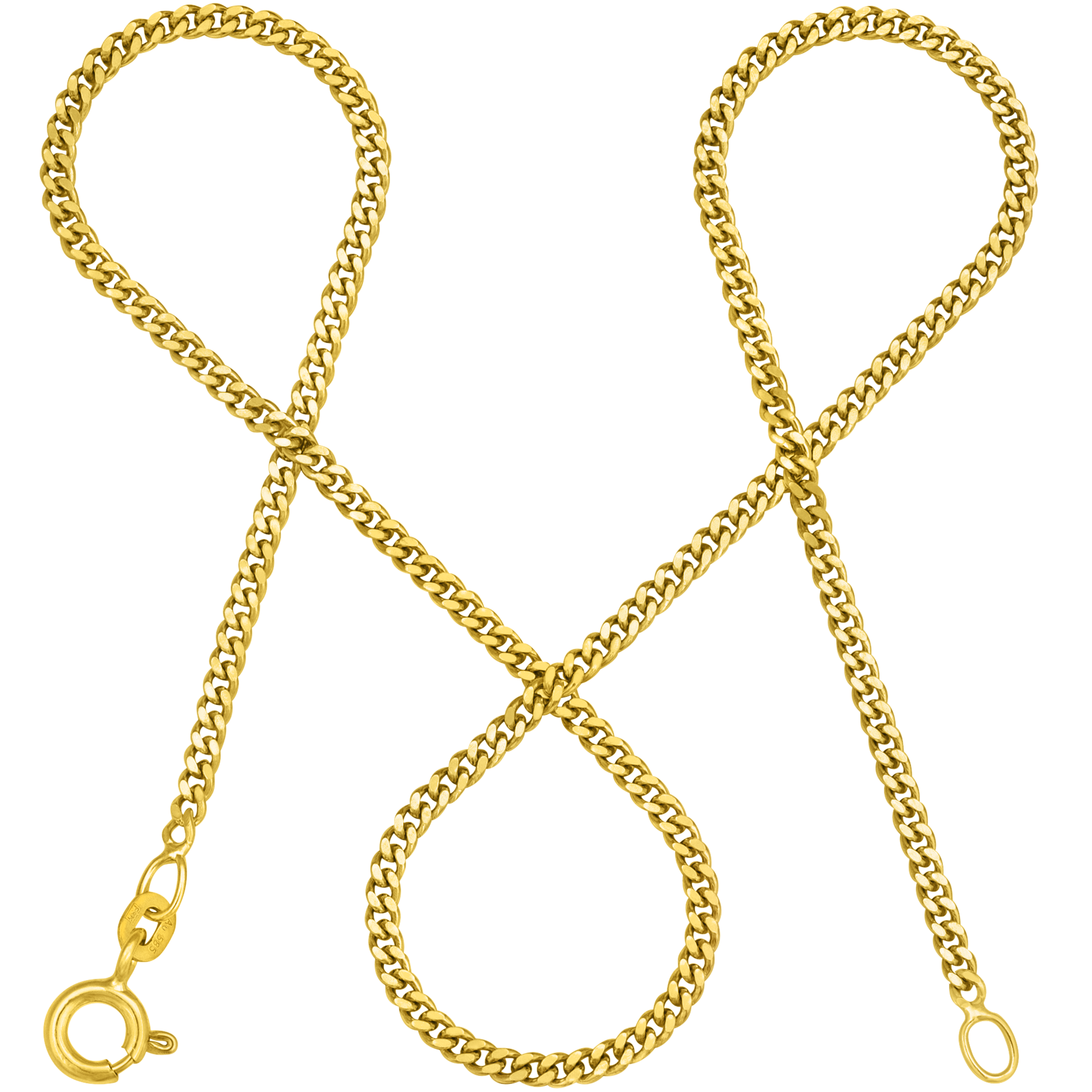 Panzerkette TIMELESS Elegant 14k Echtgold