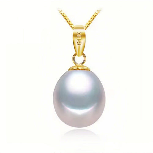 Timeless elegance in 18K gold and sterling silver. A natural freshwater pearl pendant necklace — minimalist, refined, and perfect for everyday luxury.