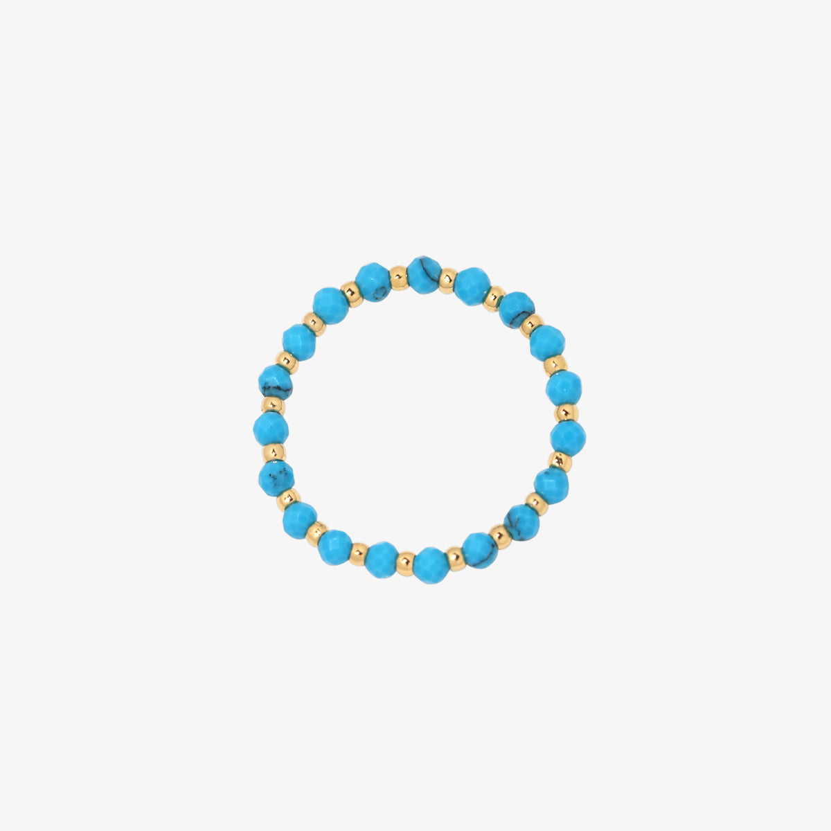 Stretched gemstone ring