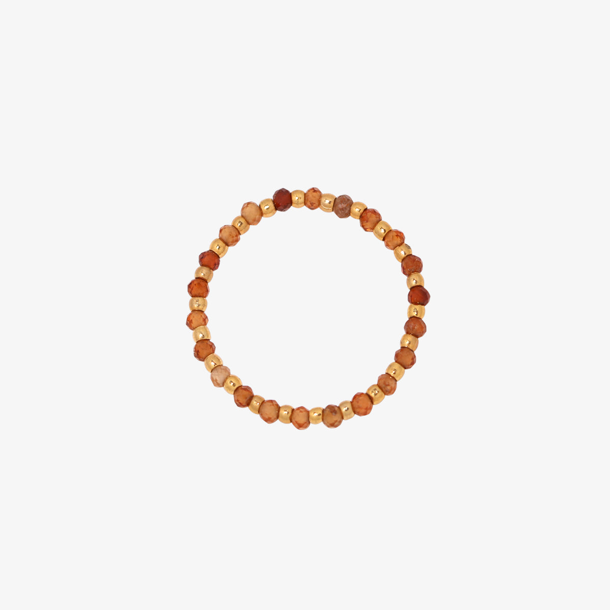 Stretched gemstone ring